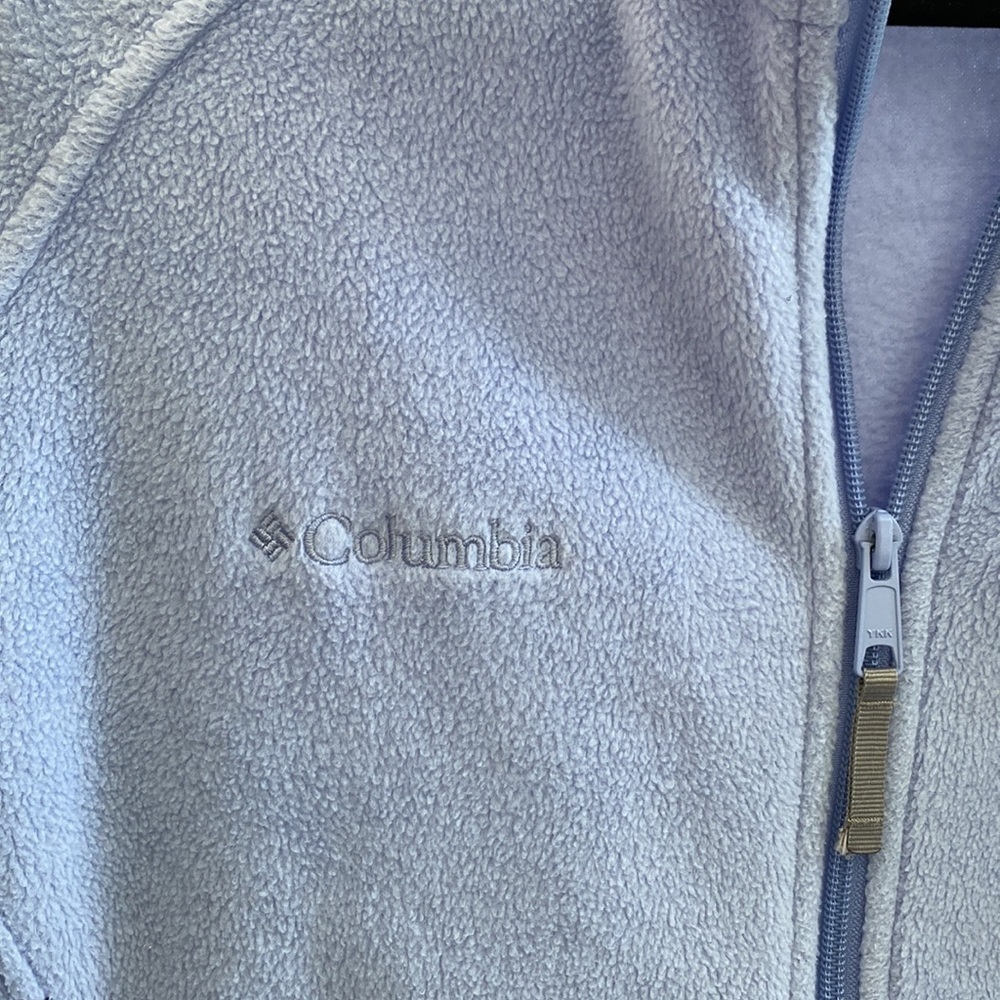 Columbia Periwinkle Blue Fleece Zip-Up - Picture 7 of 8